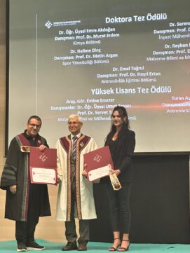 Rekreasyon Bölümü Dr.Öğr.Üyesi Halime DİNÇ’e Doktara Tez Ödülü
