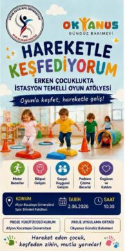 Spor Bilimleri Fakültesi’nde Miniklere Özel Hareket Atölyesi